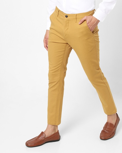 Cropped skinny deals khaki pants