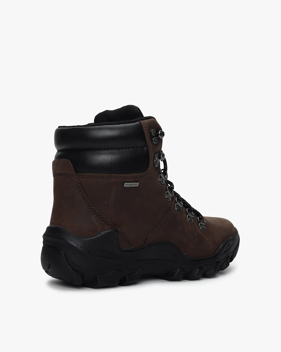 woodland black high ankle length boots