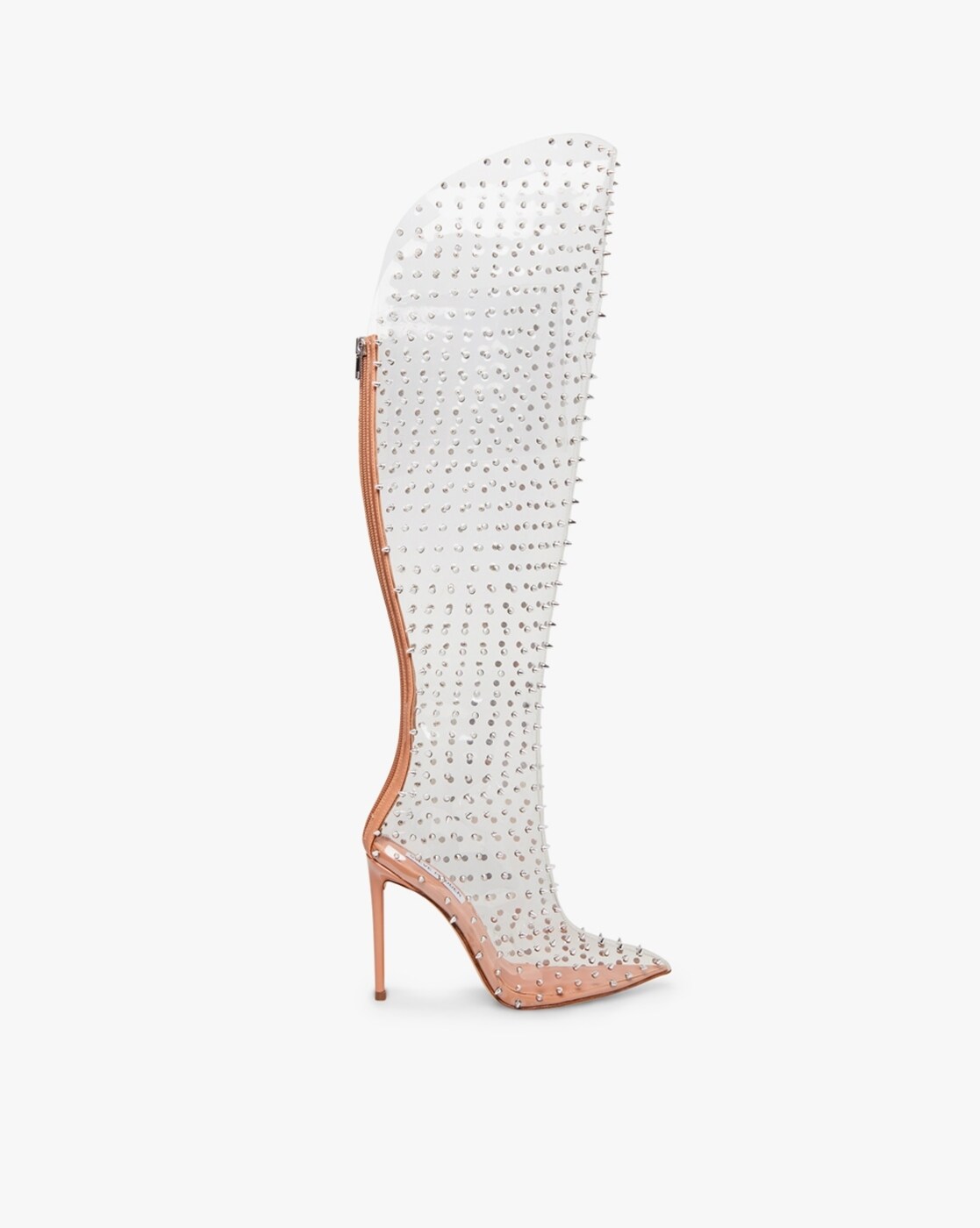 steve madden thigh high mesh boots