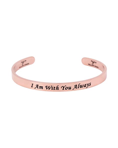 Karma Bands Engraved Cuff Bracelet