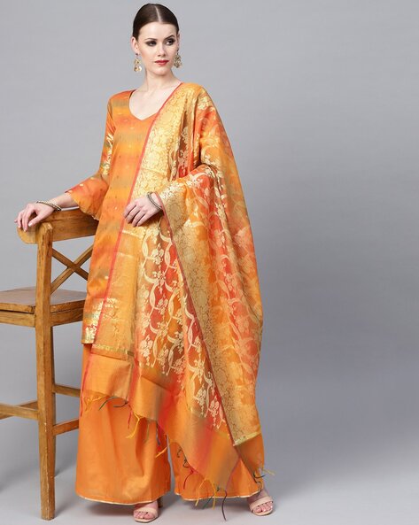 Banarasi Handloom Dress Material Price in India