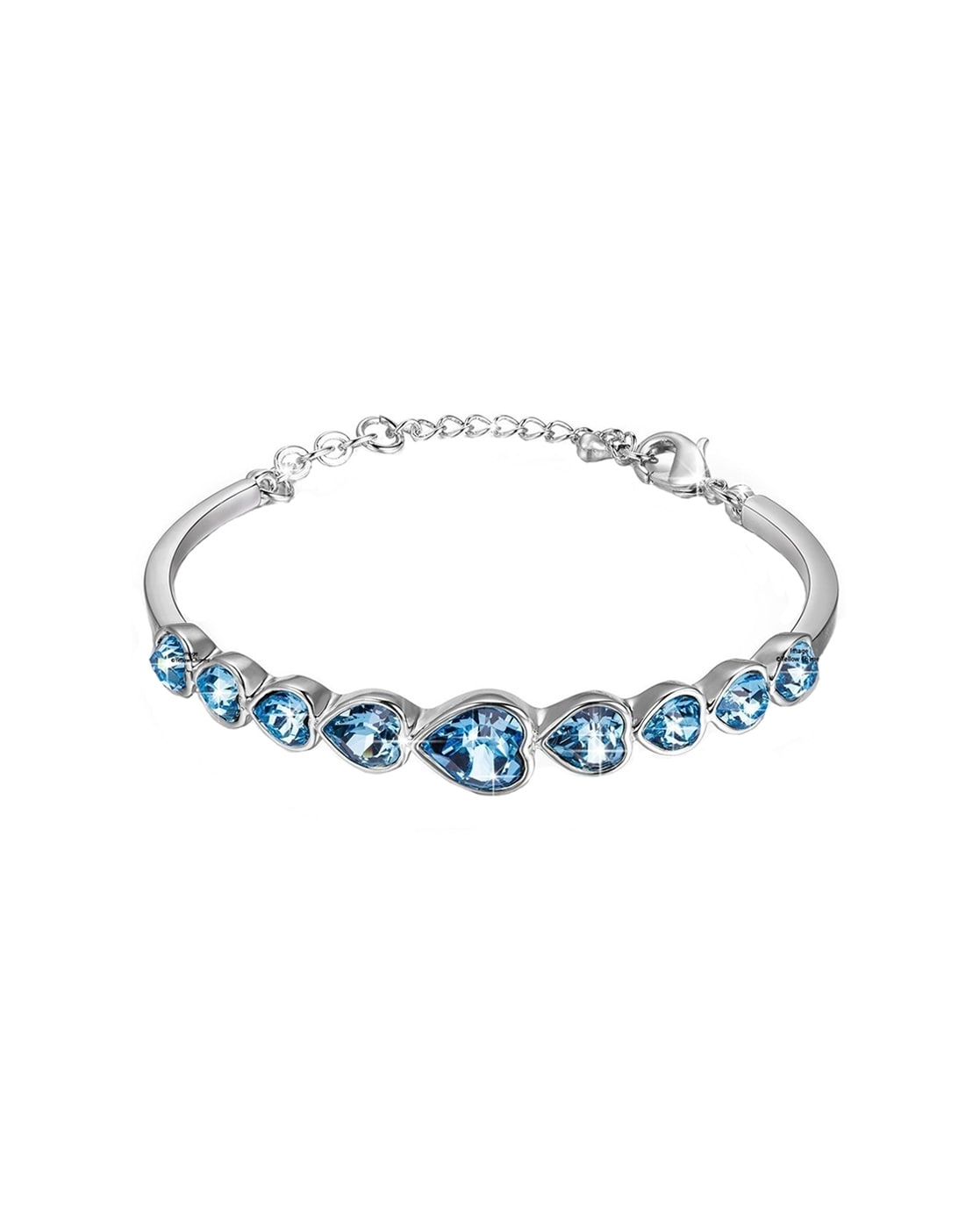 Buy Pearl  Swarovski Crystal Stylish Charm Bracelet for WomenGirlLadies  HeartLove Dangling Fashion Jewellery at Amazonin