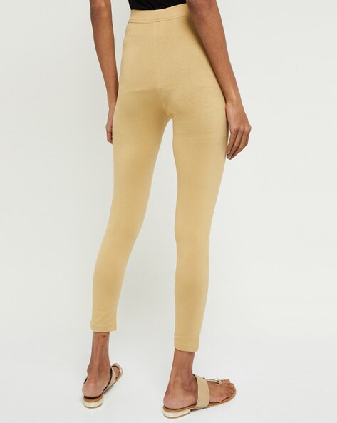 Buy Beige Leggings for Women by MAX Online