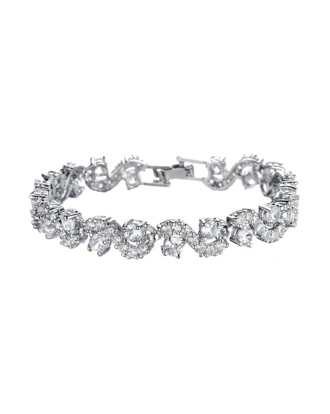 Riviera Tiara Line Bracelet with Diamonds in Platinum - Kwiat