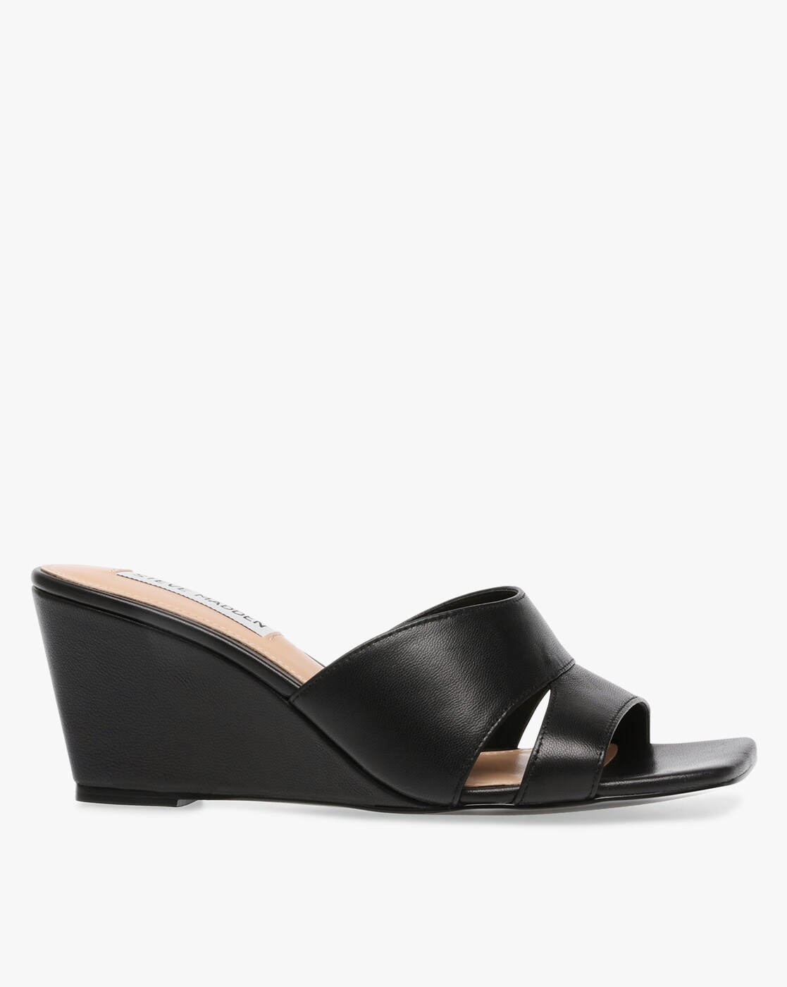 Calvin klein jacolyn 2024 leather wedge sandals