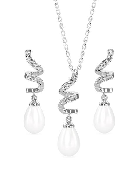 Buy Silver \u0026 White Jewellery Sets for 