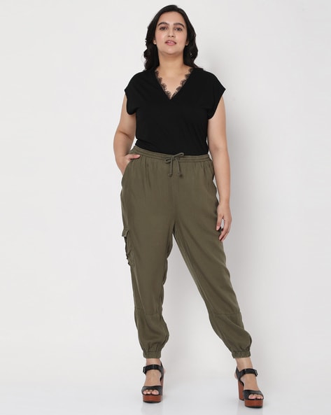 Buy Go Colors Women Relaxed Loose Fit Trousers - Trousers for Women  25849274 | Myntra
