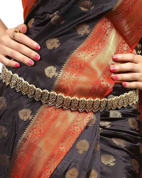 Kamarband for hot sale silk saree