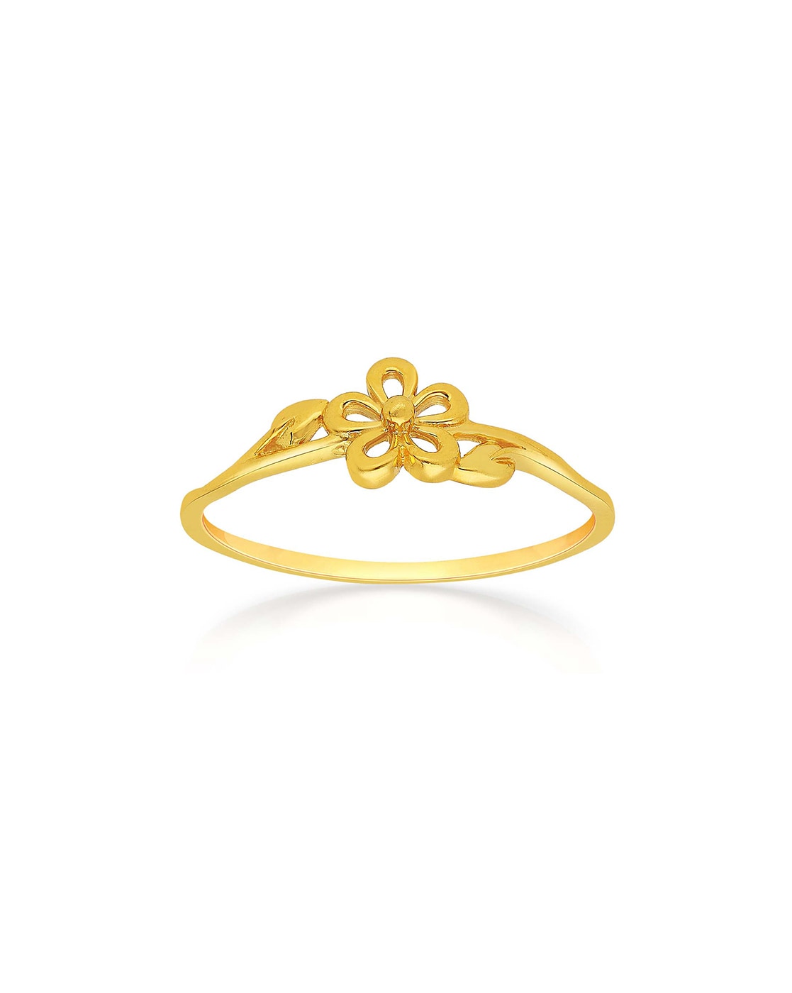 Buy Beautiful Black Floral Diamond Gold Ring - Joyalukkas