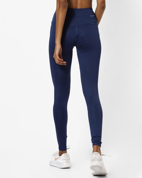 Space-Dyed Leggings with Contrast Panels