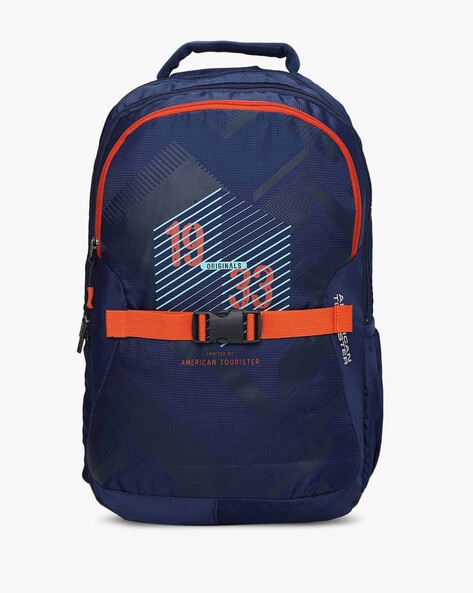 American tourister shop navy blue backpack