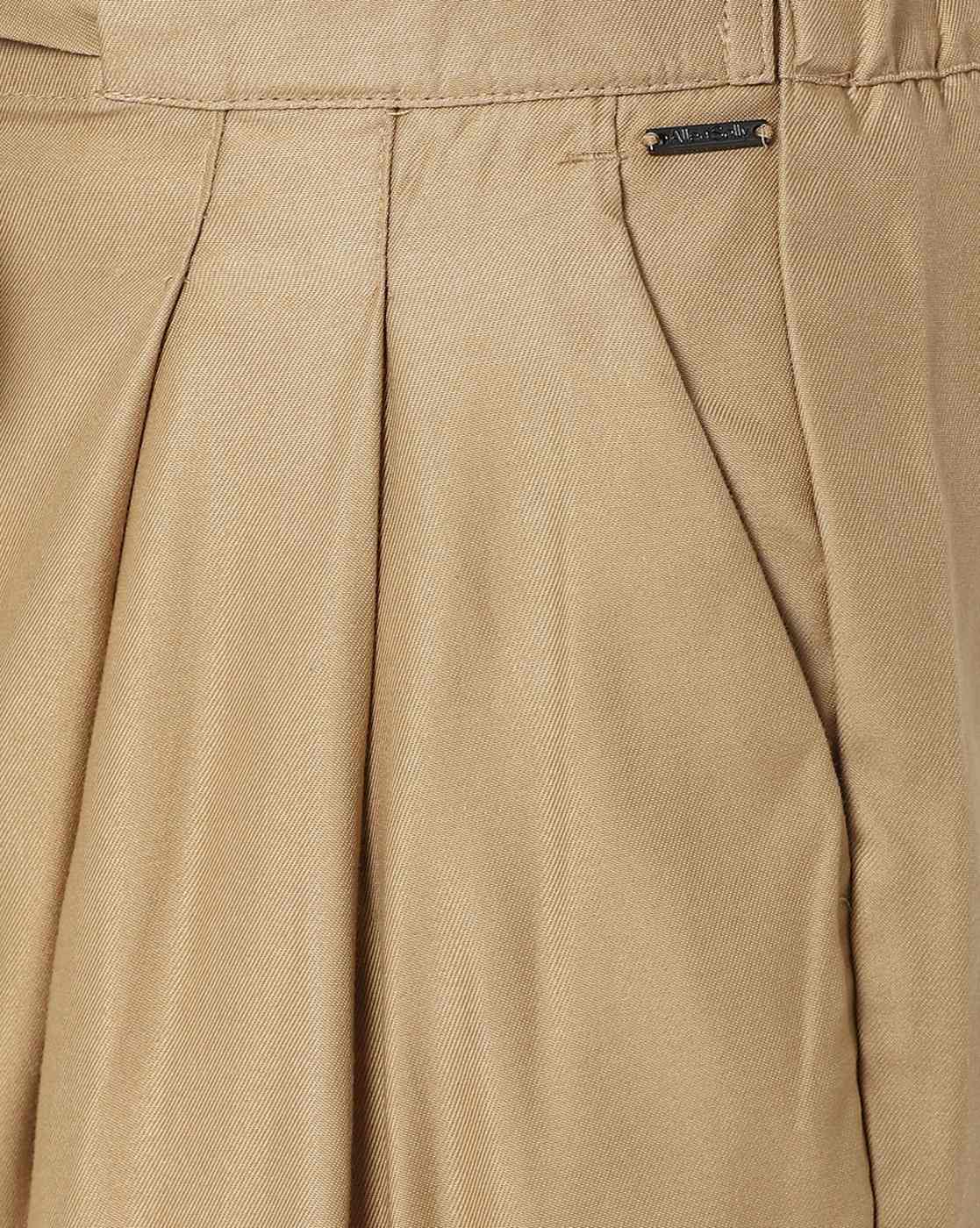 Tan Double Pleated Pants – The Helm Clothing