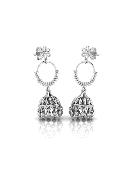 Pure Silver JewelryChand Bali Silver Earrings With Earrings