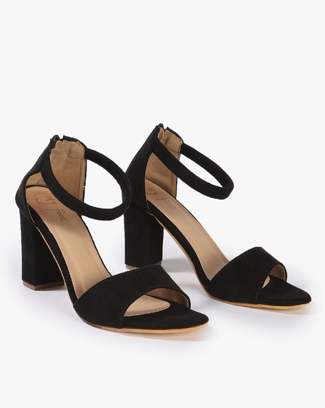 Mft couture chunky 2025 heels with ankle loop