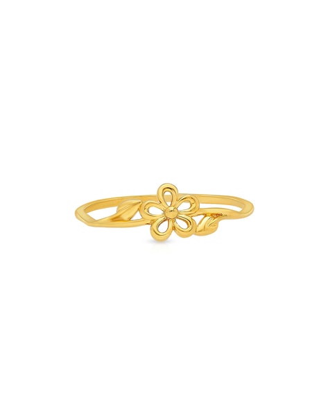 Buy Malabar Gold and Diamonds 22 KT purity Yellow Gold Ring SKLR12168_Y_10  for Women at Amazon.in