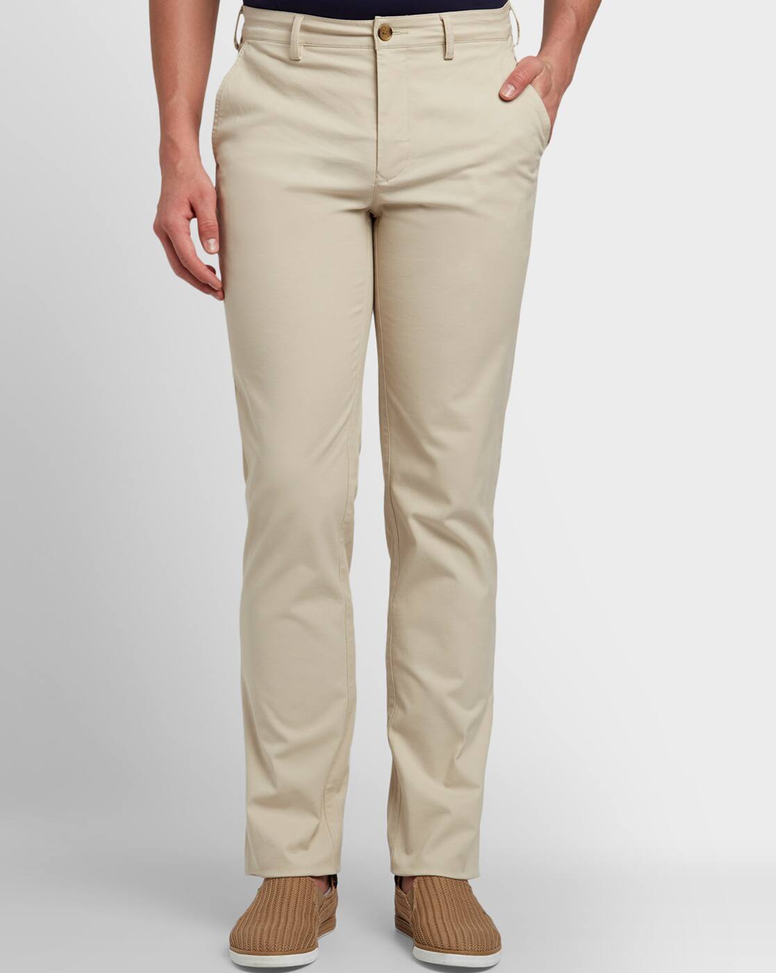 Buy Beige Trousers \u0026 Pants for Men by 