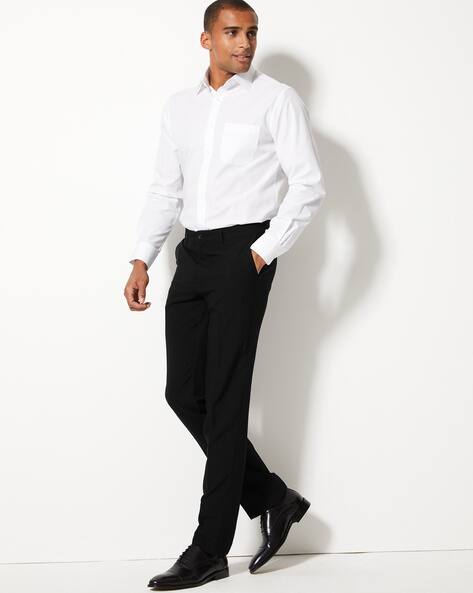 Buy Blue Trousers \u0026 Pants for Men by 