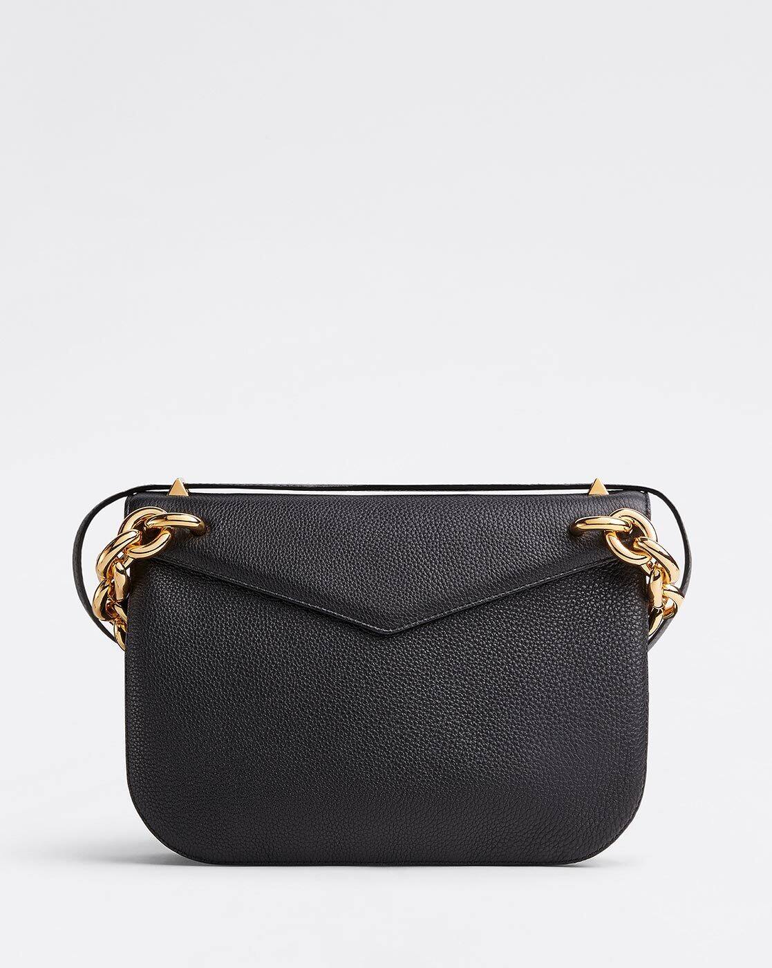 Buy BOTTEGA VENETA Mount Medium Shoulder Bag | Black Color