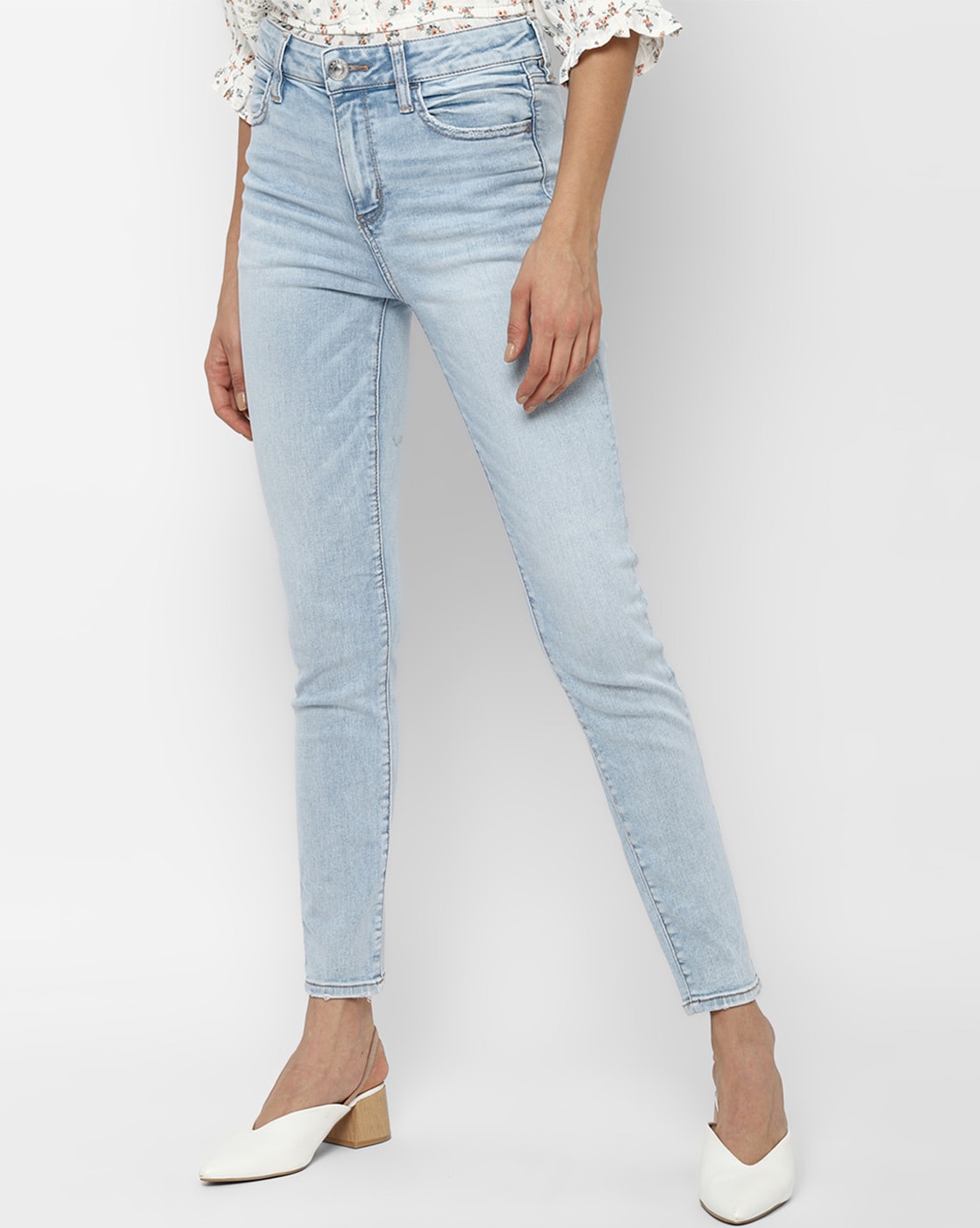 ae high rise skinny jeans