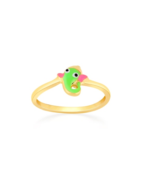 Adjustable Mouse Gold Ring For Kids
