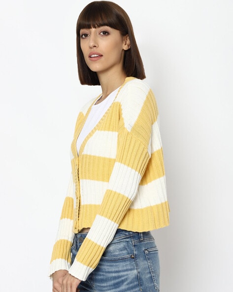 American eagle sale striped cardigan