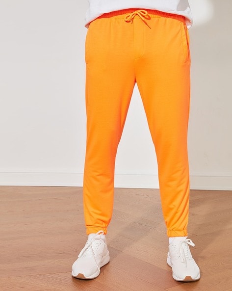 Bright discount orange joggers