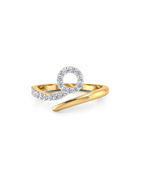 Buy Gemstone Gallery Natural Diamond Stone Original Certified 2 Carat Diamond  Ring Beautiful 18k White Gold Ring D Colour VVS1 Clarity Diamond Round Cut  Heera Anguthi Hira Ka Ring Hira Ratna Ring