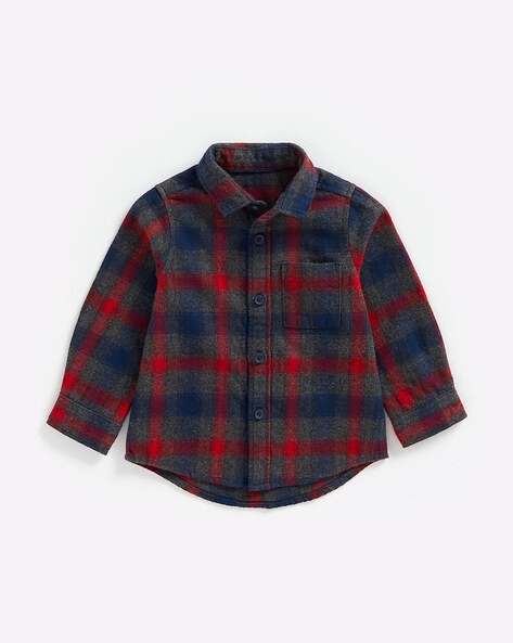 childrens checked shirts