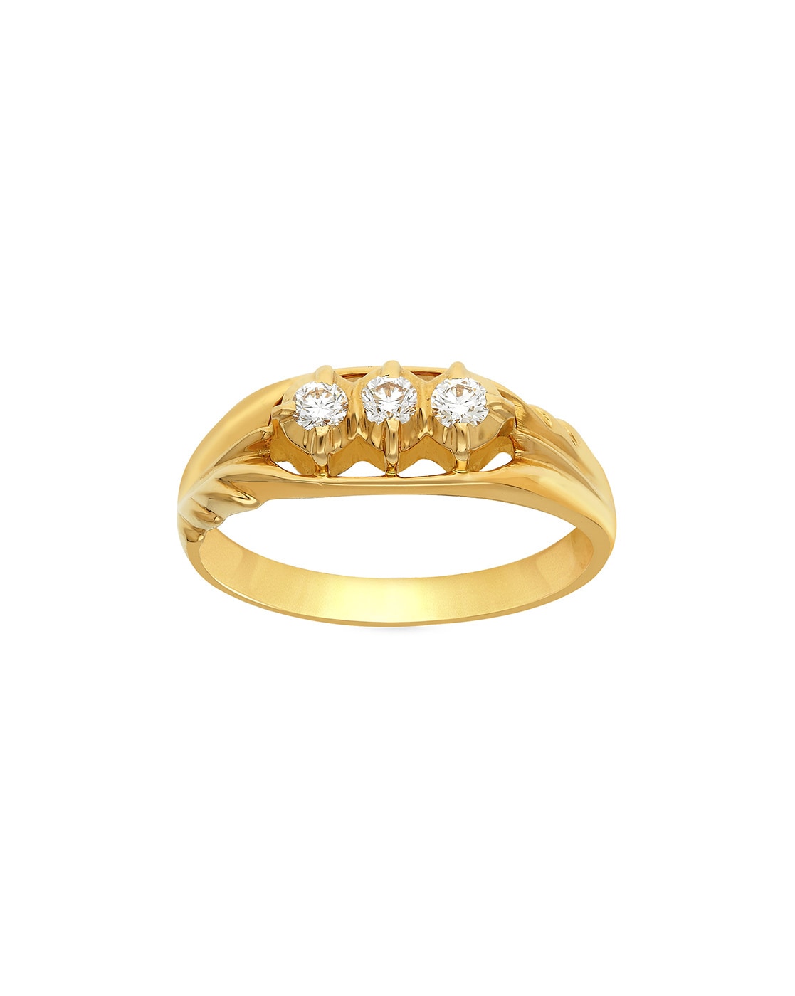 Tierra - 14K White Gold Round 3 Stone Diamond Channel Set Engagement R –  Everett Jewelry