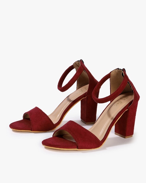 Dark discount maroon heels