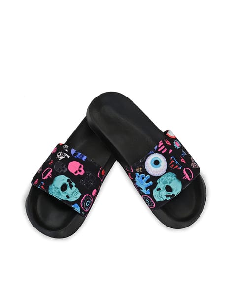 Skull Printed Slides with Branding