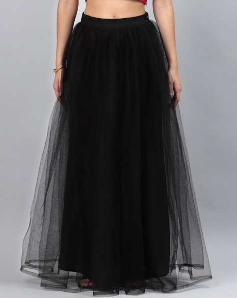 Net long skirt outlet online india