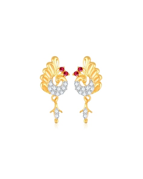 Multicolor Peacock Design Jhumki Earring For Women studs diwali special  ethnic | eBay