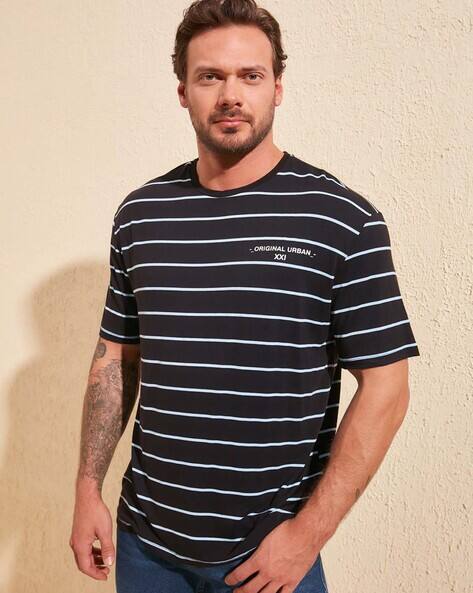 Buy Navy Blue Tshirts for Men by 