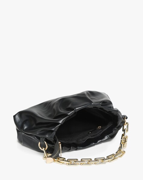 Black Chain Handle Shoulder Bag - CHARLES & KEITH IN