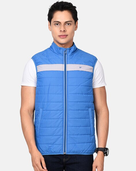 Buy TWOCRAZIIE Men Light Blue Color Blocked Polyester Single Jacket Online  at Best Prices in India - JioMart.