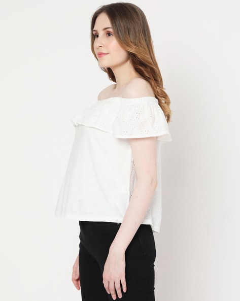 Shoulder cut outlet tops for girls