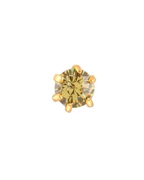 malabar gold & diamonds Yellow Gold Stone-Studded Nosepin-picture-13