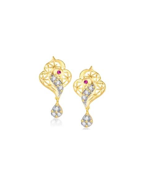 Buy Gold Earrings for Women by CLARA Online | Ajio.com