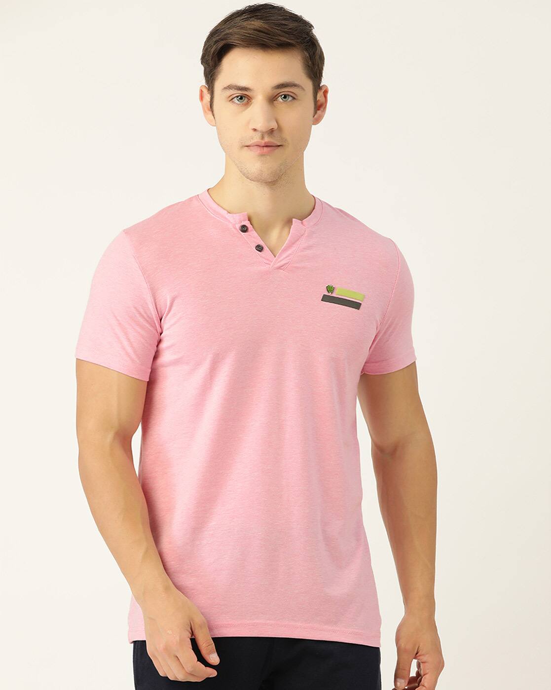 Pink Tshirts for Men by SWEET DREAMS 