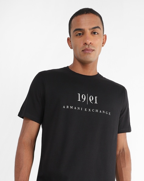 Buy Black Tshirts for Men by ARMANI EXCHANGE Online 