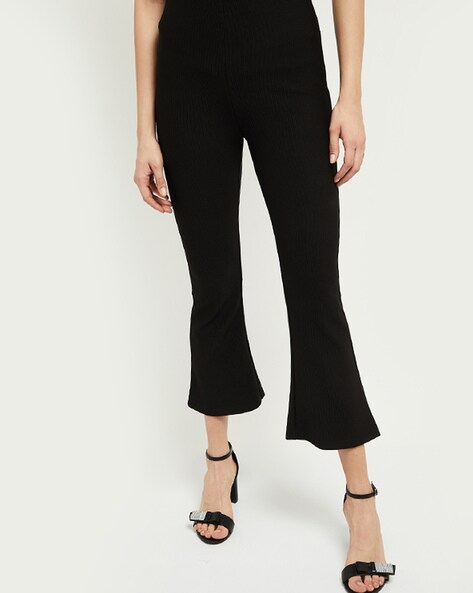 Buy Black Trousers & Pants for Women by MAX Online