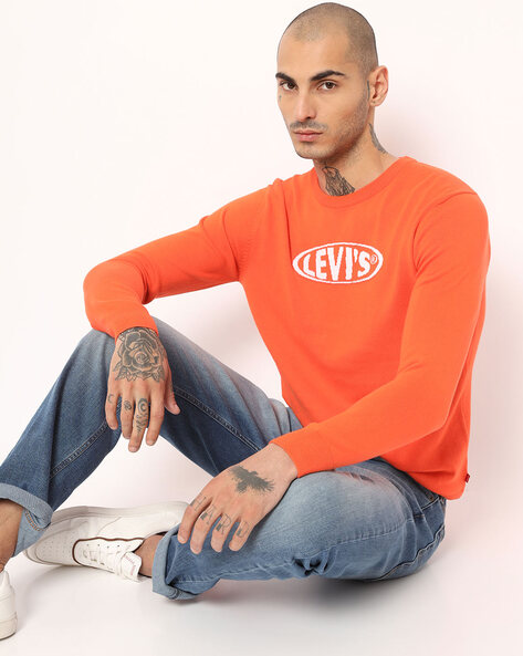 Buy Orange Sweaters & Cardigans for Men by LEVIS Online 