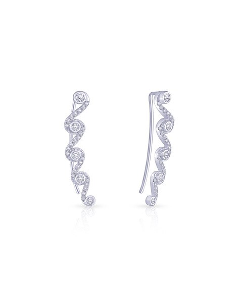 Gabriel & Co. 14k White Gold Kaslique Diamond Drop Earrings | Quicksilver  Jewelry