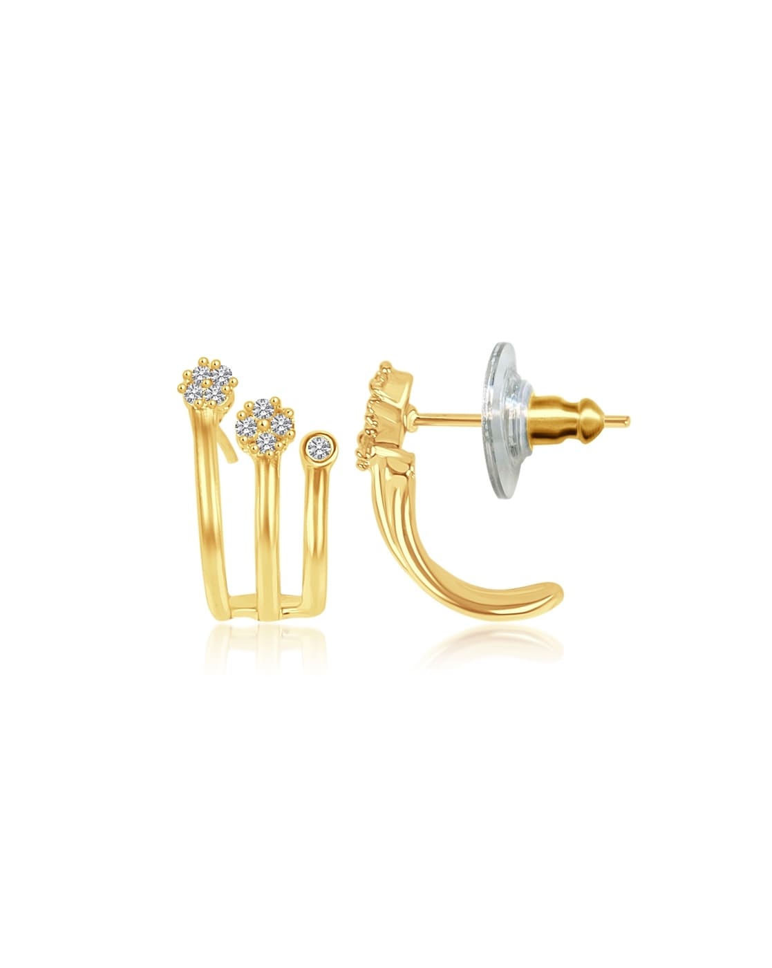 Buy Vogue Of Heart Diamond Earrings |GRT Jewellers