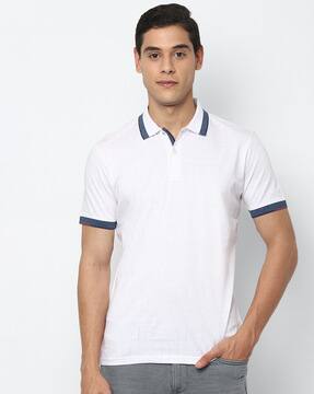 White Tshirts for Men by ALLEN SOLLY 