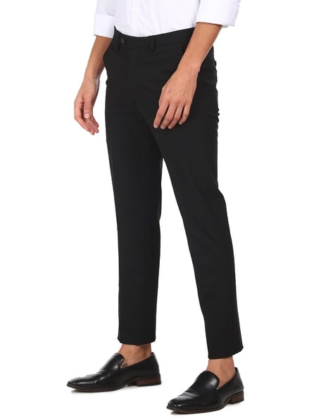 Buy Mast  Harbour Women Black Formal Trousers  Trousers for Women 1454592   Myntra