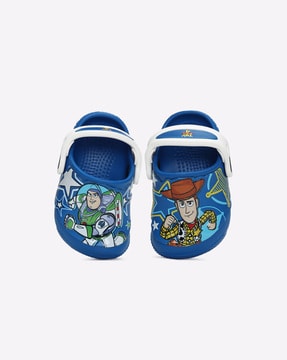 disney crocs blue