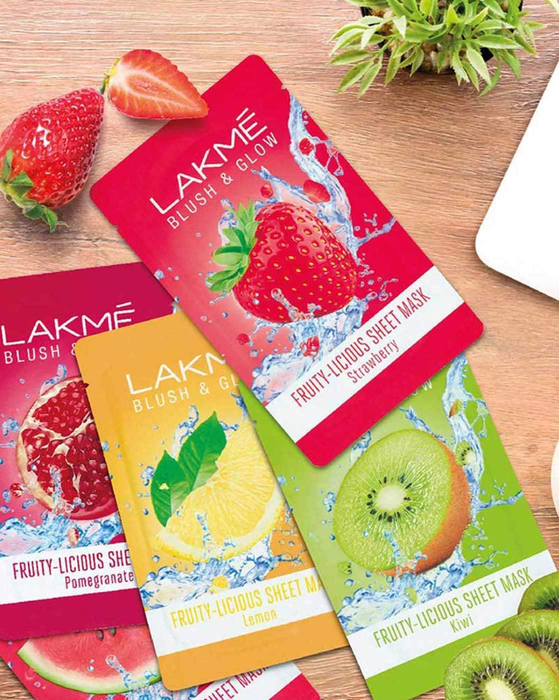 lakme blush and glow face mask