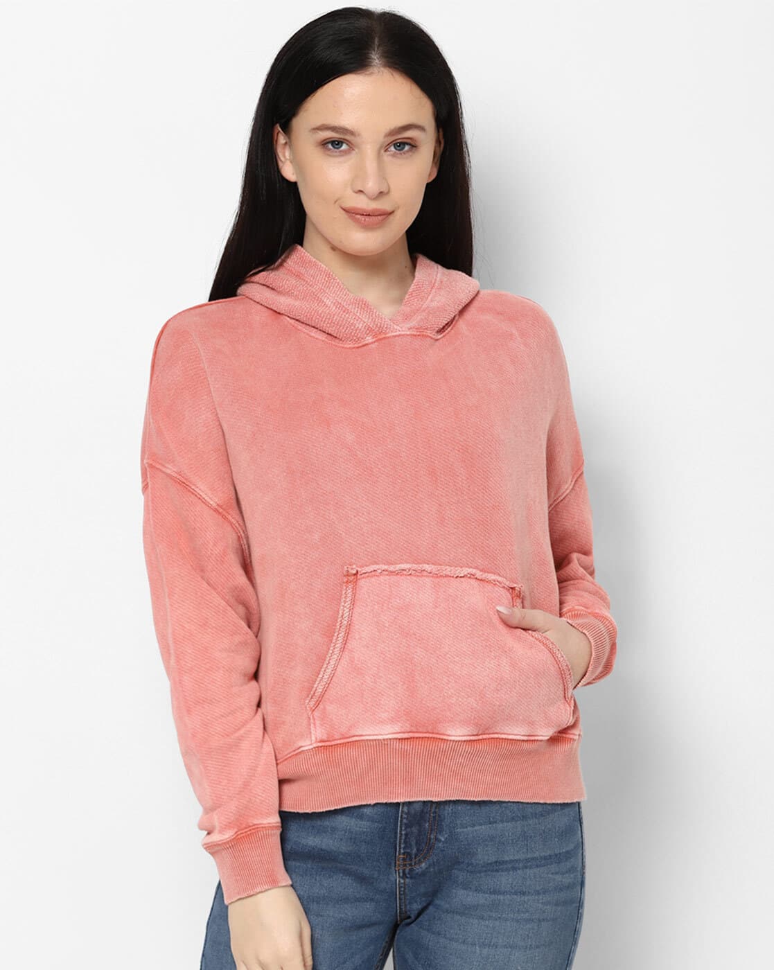 american eagle pink sweatshirt